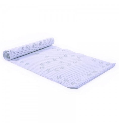 Petite&Mars Harry - długa antypoślizgowa mata do wanny | White